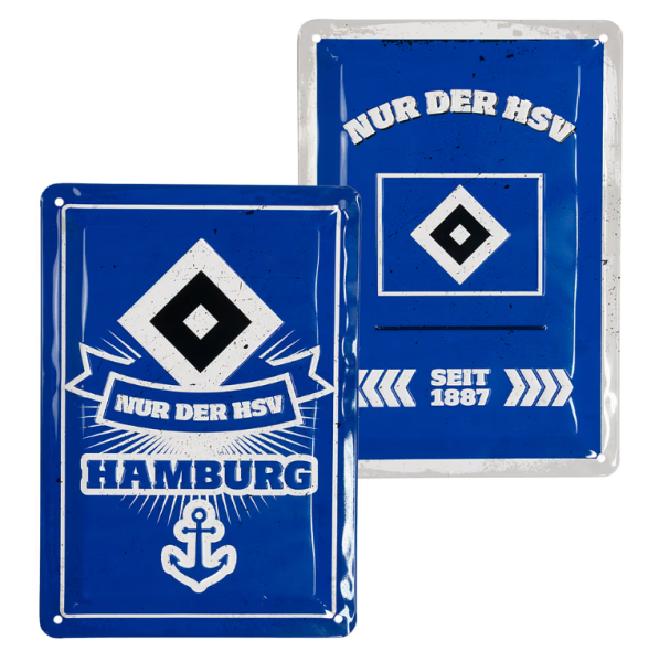 Hamburger SV - Blechschild 2er-Set
